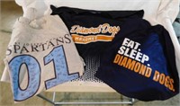 2 Diamond Dogs Mahomet Illinois shirts, size 3X -