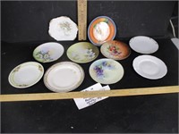 10- small marked plates