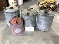 Set of 4 Gas Cans