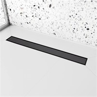 24 inch Linear Shower Drain with Removable Square
