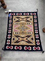 Wool Woven Rug 36" x 30"