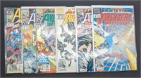 Lot Of 6 Avengers West Coast Comic Books