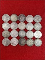 20 Morgan Silver Dollars