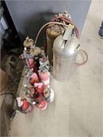 13 Fire Extinguisher (all different sizes)