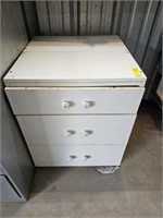 3 Drawer Wooden Chest