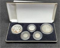 Set Of 5 Coins By The Washington Mint w/