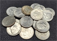 (20) Kennedy Half Dollars 1971 & Up, 1-1967