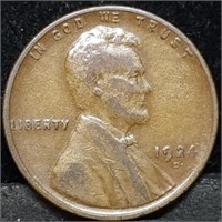 1924-D Lincoln Wheat Cent, Better Date