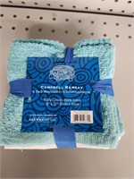 Campbell Ramsay 6pk. Washcloths- Blue