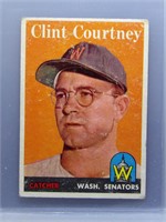 1958 Topps Clint Courtney