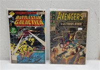 Lot of 2 Comic Books- The Avengers &