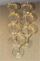 Lot of 7 Small Liquer Glasses