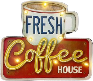 NEW $52 Coffee Shop Wall Decoration Luminous Sign