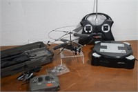 2- Air Hogs,Helicopters w/ Remotes & Extras