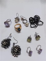 Lot of Costume Jewelry to Include Earrings and