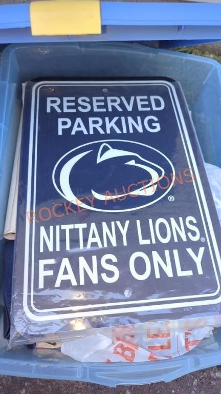 Penn State memorabilia tote lot