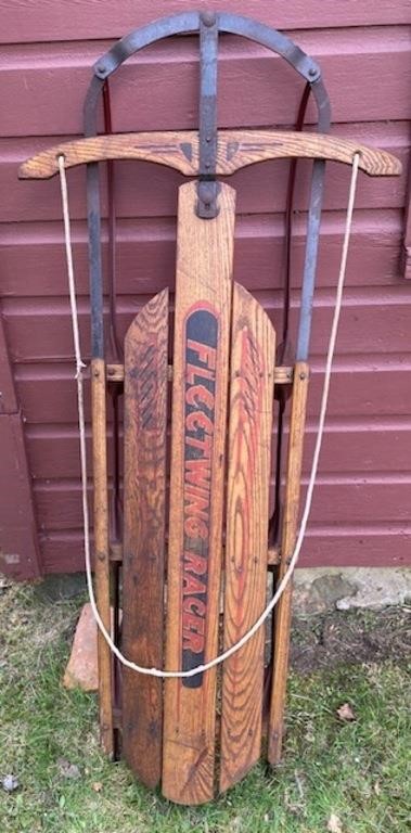 Vintage "Fleet Wing Racer" Sled