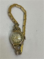 Vintage 14k Gold Plated Ladies Watch