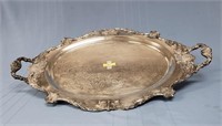 Mid Century Wallace Silver Plate Tray