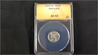 1943S Mercury dime AU 53