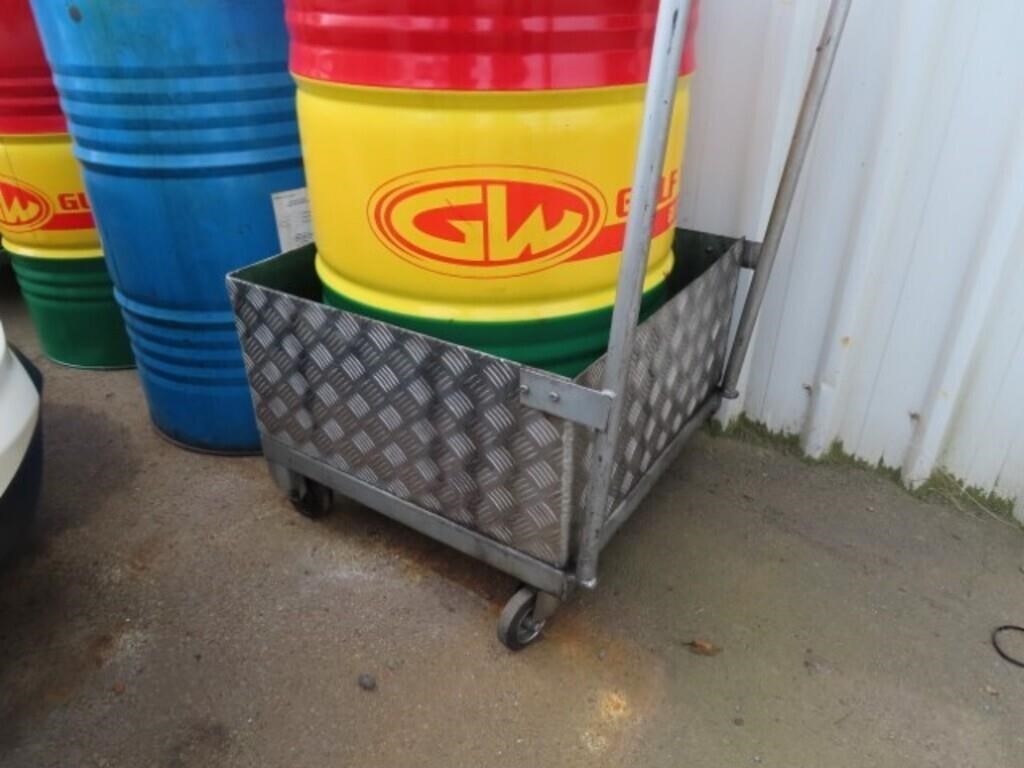 4 Aluminium Oil Drum Trolleys