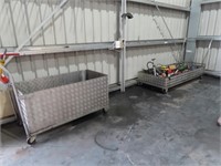 3 Aluminium Oil Drum Trolleys