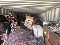 Contents of 40ft Storage Container