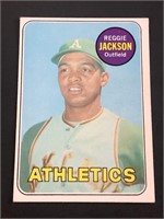 1969 Topps Reggie Jackson Rookie Card HOF 'er