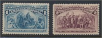 USA #230 & #231 MINT VF-EXTRA FINE NH