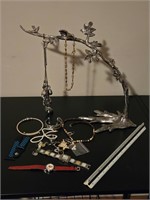 Necklace hanger costume jewelry