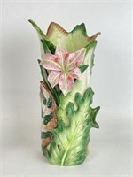 Fitz and Floyd Exotic Jungle Vase