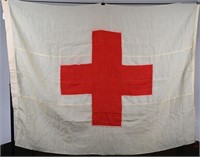 WWII US AMERICAN RED CROSS FLAG WW2