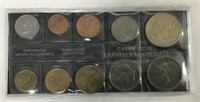 Collection of Greek coins