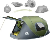 Night Cat Pop-up Camping Tent: 2 Person Tent