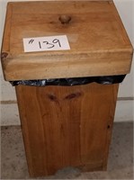 Wood Trash Box