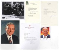 POLITICIAN SIGNED PHOTO PRINTS & LETTERS