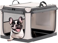 A4pet Soft Dog Crate, 26Inch - Grey