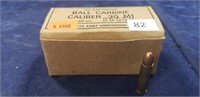 (50) Rounds .30 M1 Ammo