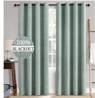 MIULEE Linen Texture Curtains 52x84" 2pk