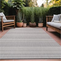 LuuL Home Stripe Outdoor Rug 8x10 Washable Outside