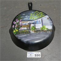 Hand Painted #8 Wagner Fry Pan / Skillet