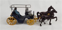 Cast Iron Horse Drawn Carriage Made In Usa