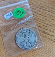 1937 Walking Liberty Half