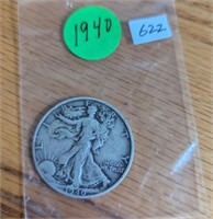 Walking Liberty Half 1940