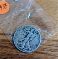 1938 Walking Liberty Half