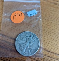 1941 Walking Liberty Half