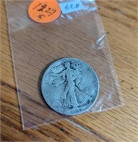 1927 S Walking Liberty Half