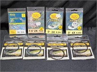 8 New in Pack Rio & Airflow Trout Leaders