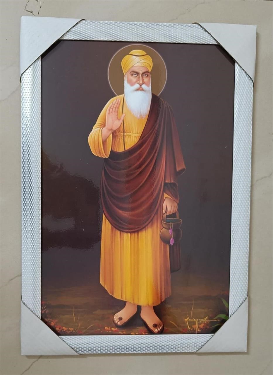 Guru Nanak Dev Ji Photo Frame for Home/Office
