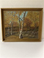 Vintage J.S.Smith canvas painting